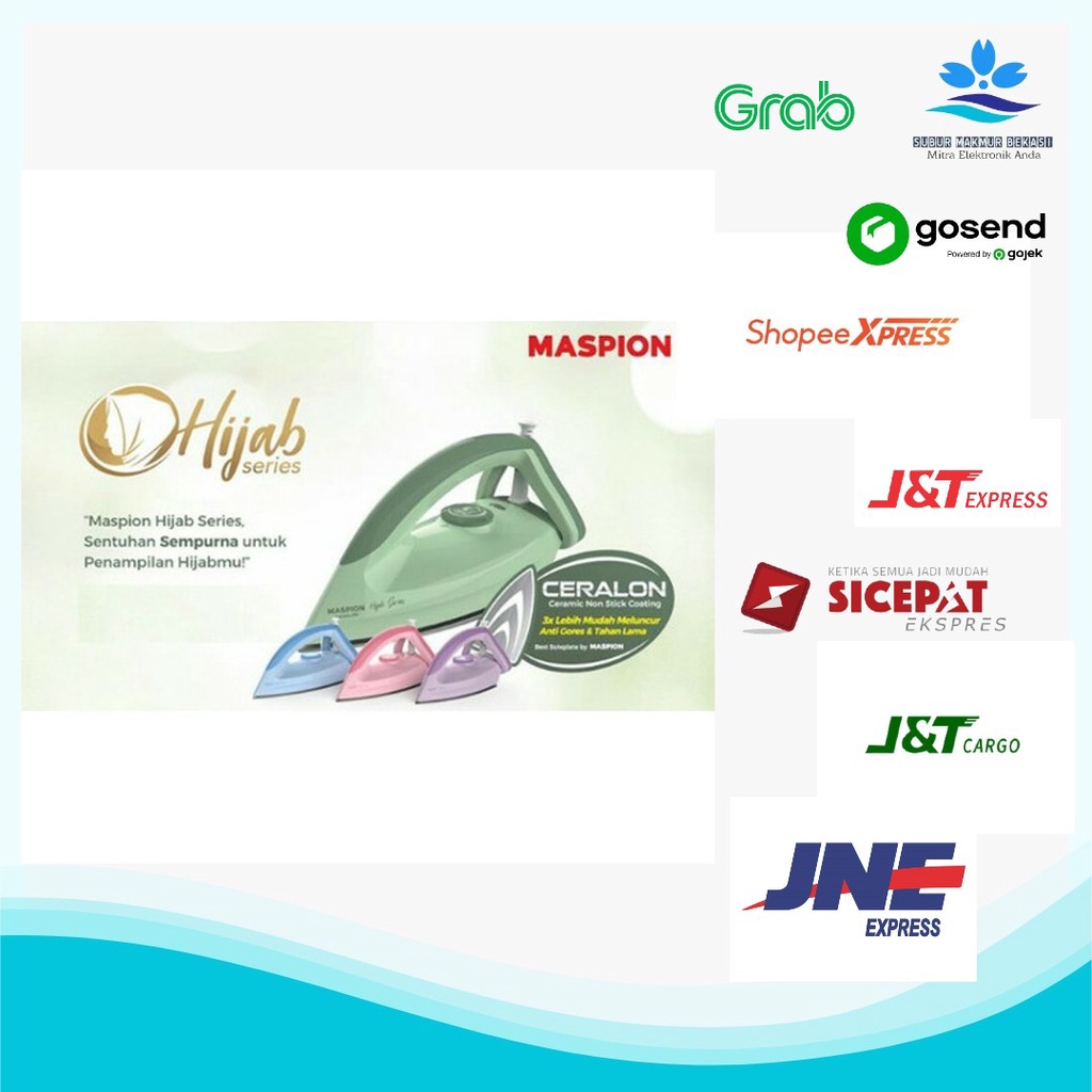 Setrika Hijab Series Ceralon Elektrik Maspion HA-365