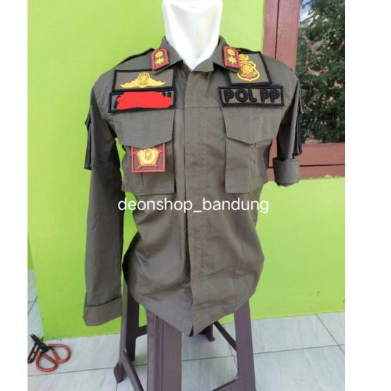 Langsung Atc pdl pol pp baju satpol pp model NKRI