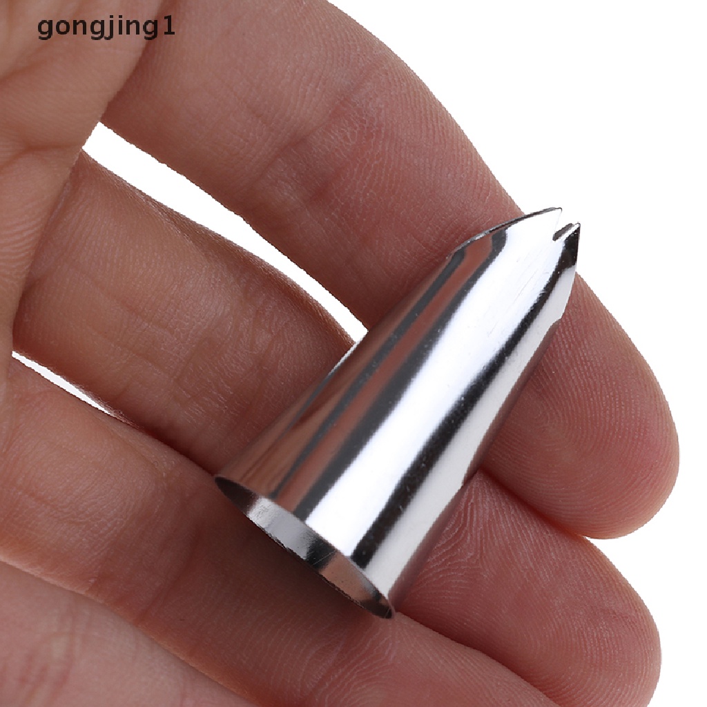 Ggg 5pcs Set Daun Nozel Stainless Icing Piping Pastry Tips Untuk Dekorag Kue ID