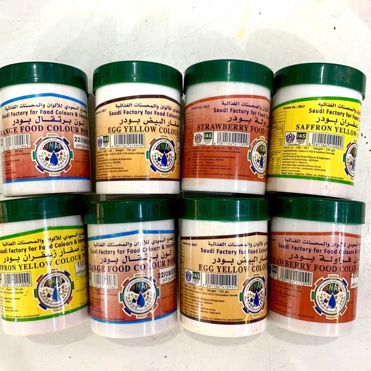 

(E-N7N)[➸] Saffron Yellow colour powder pewarna nasi bubuk safron bubuk kuning saffron orange saffron strawberry berkualitas