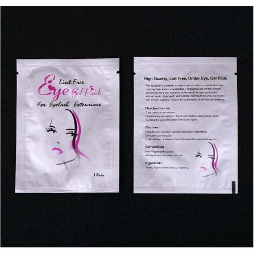 EYEPATCH GIRL SILVER UNTUK EYELASH EXTENSION EYEPATCH NEW