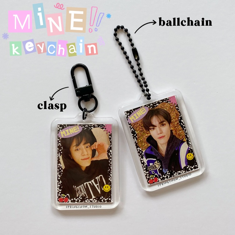 [READY] NCT 127 / NCT DREAM / WAY V OT23 &quot;MINE&quot; Acrylic Keychain / Gantungan Kunci Akrilik NCT KPOP Keyring