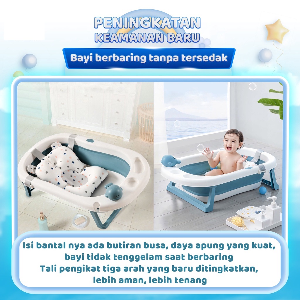 BATHTUB BABY/ PREMIUM CLASS/Bak Mandi Bayi Lipat/ Bathtub baby, ukuran sedang dan besar