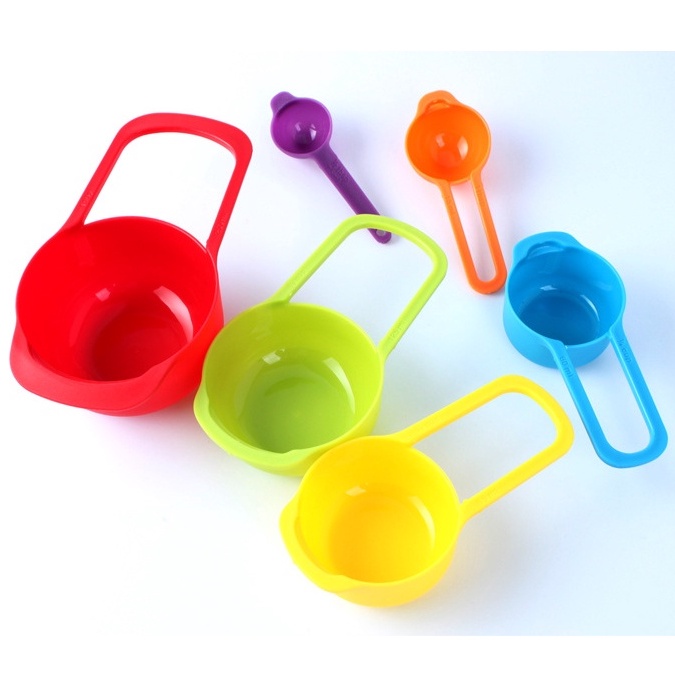 Sendok Takar Set 6 Pcs Warna Warni HL SETAK 60