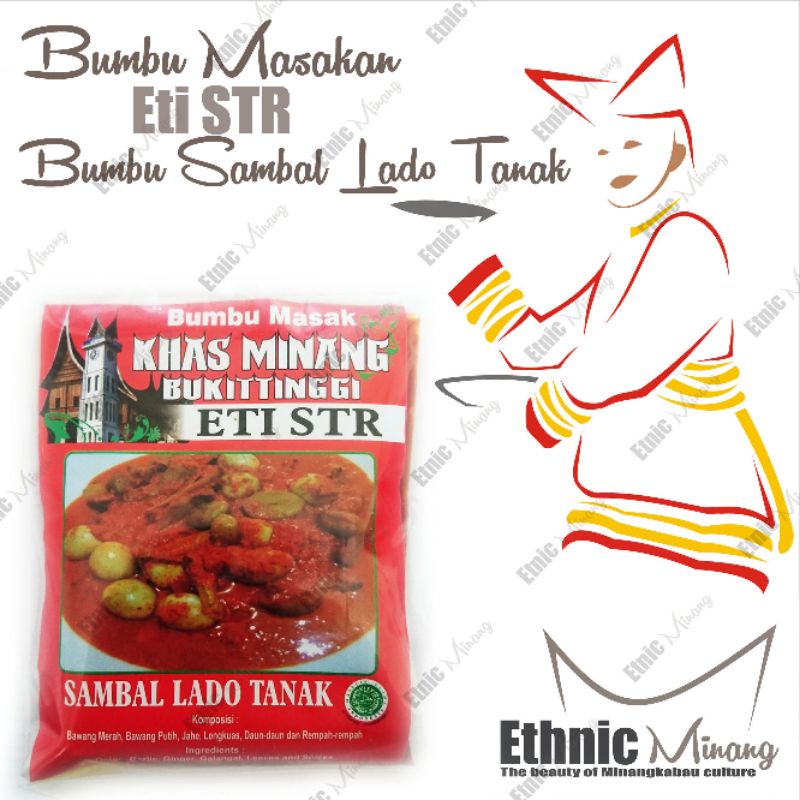 

bumbu samba lado tanak Eti STR khas rumah makan Padang Sumatra barat Sumbar Bukittinggi