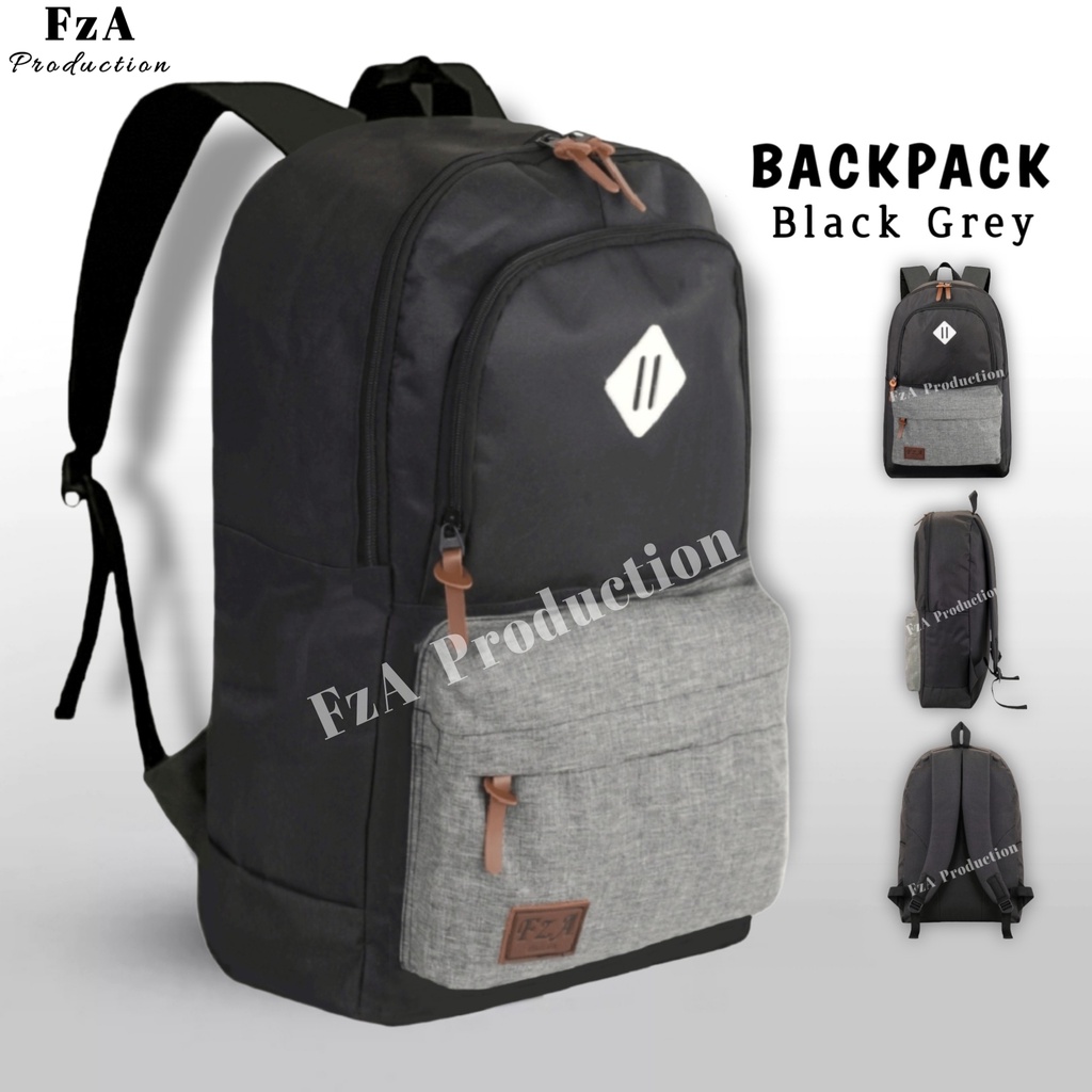 FzA Official - Tas Ransel Punggung Distro Casual Pria Wanita / Tas Ransel Laptop Backpack Original - BGFRC