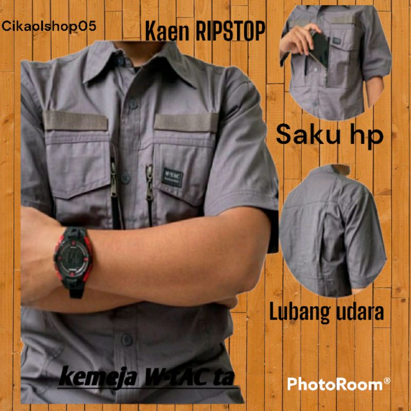 kemeja tactical WTAC tangan pendek kemeja lapangan kemeja 511