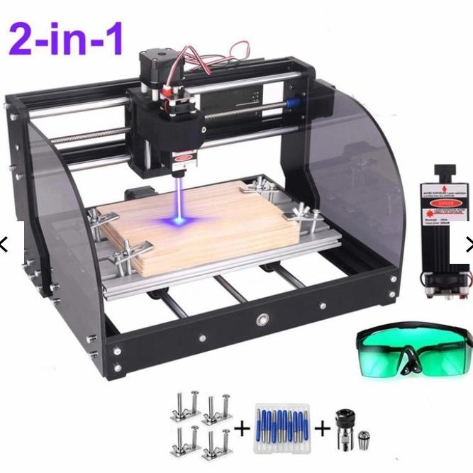 CNC Printer 3D Ukir Kayu Laser Engraving Machine Laser CNC 3018 Pro selalu promo