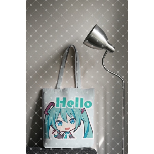 Tote Bag Proyek Dunia Panggung Warna-warni PJSK Proseka PJSekai Hatsune Miku Colorful Stage Project Sekai