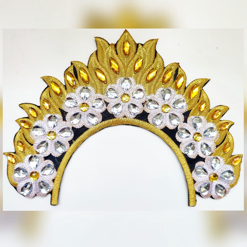 Jual bordir mahkota bali / mahkota adat bali / aksesoris tari | Shopee