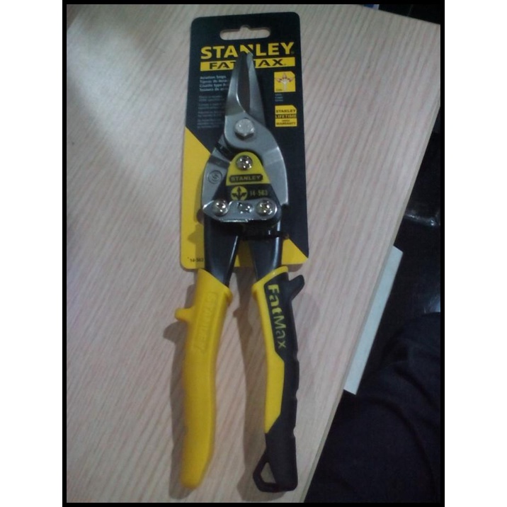 

Gunting Plat Snips 10" Lurus Stanley