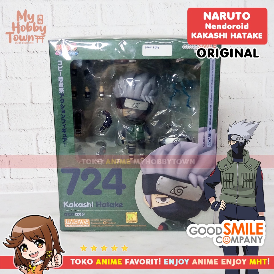 Original Naruto Nendoroid 724 - Kakashi Hatake Figure