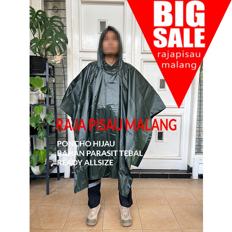 Jas Hujan Ponco 3 in 1- Bivak - Jas hujan Gunung Waterproof - Jas Hujan Ultralight