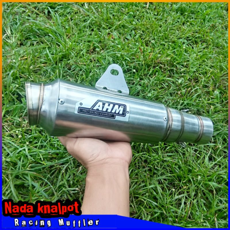 Knalpot AHM / Knalpot AHM model MP2 / Knalpot AHM Inlet 50mm /Knalpot AHM silincer saja