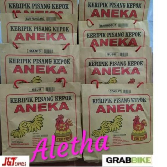 

Grosir Keripik Pisang Cokelat Aneka Yen-Yen ,225gr. Asli Lampung.