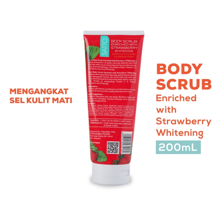 Satto  Whitening  Body Scrub 200 ML