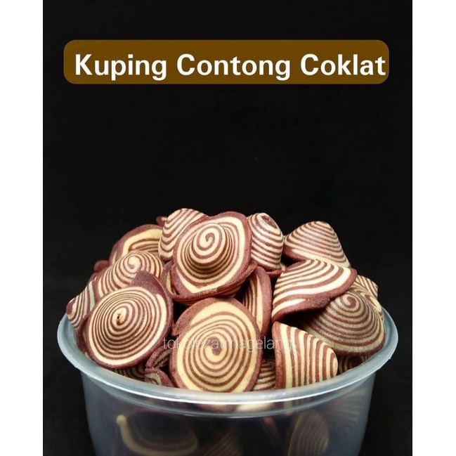 

Terlaris Kuping Gajah Contong Coklat Renyah dan Gurih Kemasan 250gr Jajanan Jadul Masa Kini