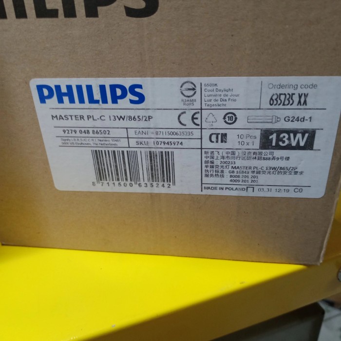 Lampu Plc 13Watt Philips