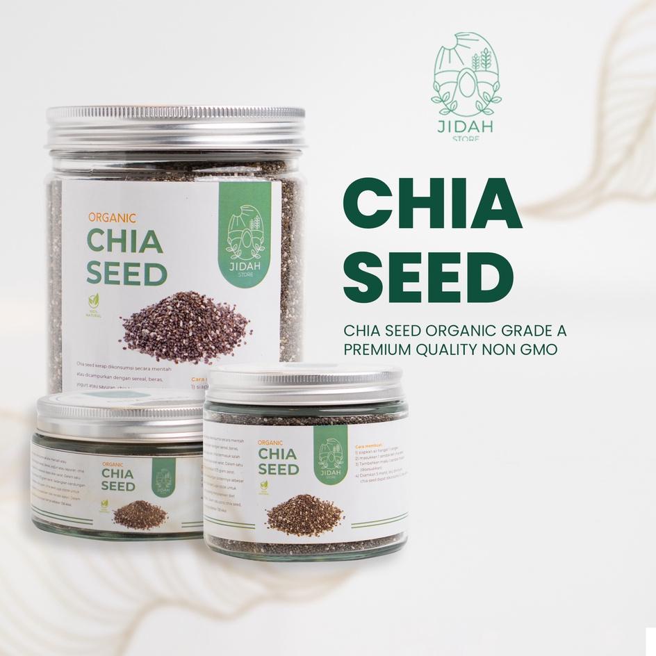 

[KODE 77] Chia seed organic Grade A Premium quality non GMO cia seed biji chia selasih chia sead original