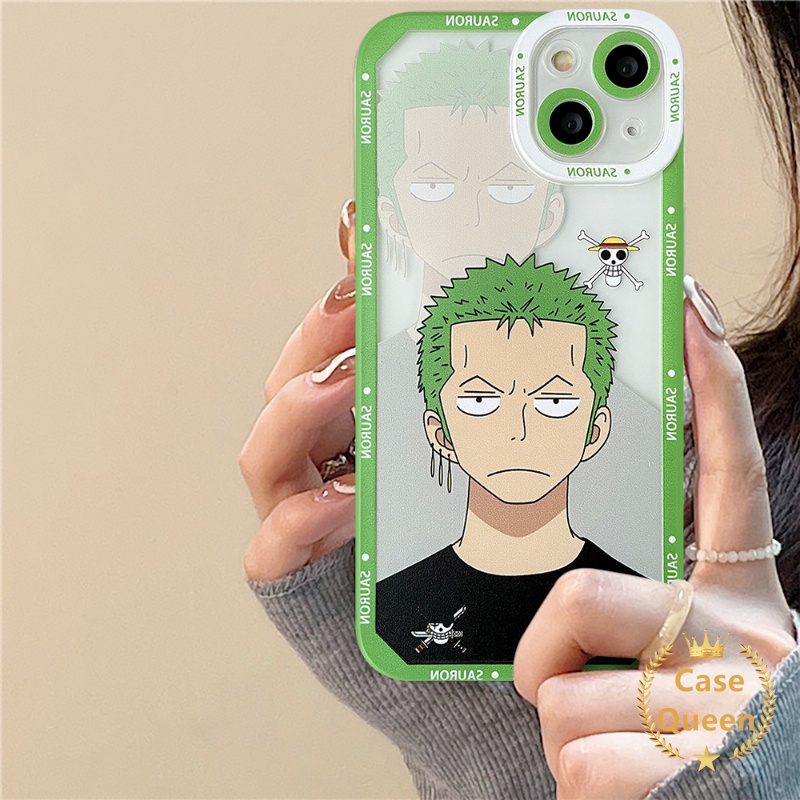 One Piece Case Oppo A17 A16 A54 A15 A57 A12 A55 A95 A96 A77s A17k A94 A15S A12E A7 A9 A5S A76 A3S A16K A74 A5 A31 A1K Reno 7 5 5F 7Z 4F 6 Cartoon Luffy Zoro Anime Soft TPU Cover