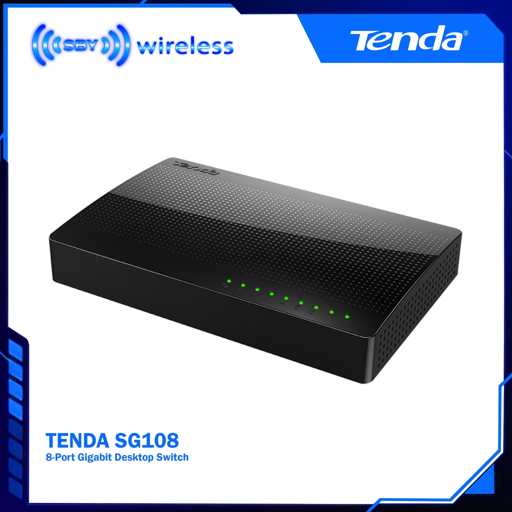 Tenda SG108 8-Port Gigabit Desktop Switch