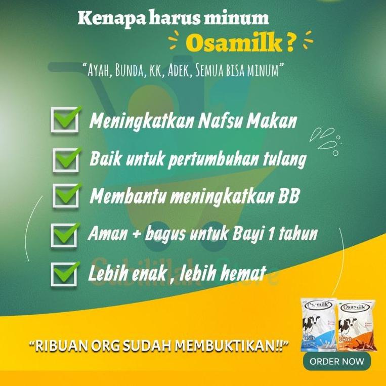 

ㆁ OSAMILK SUSU BUBUK 500 gram ㅮ