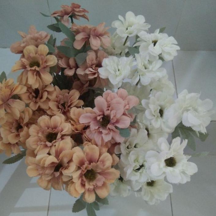 ヴ Bunga Aster Artificial bunga palsu bunga plastik bunga kecil ⇂