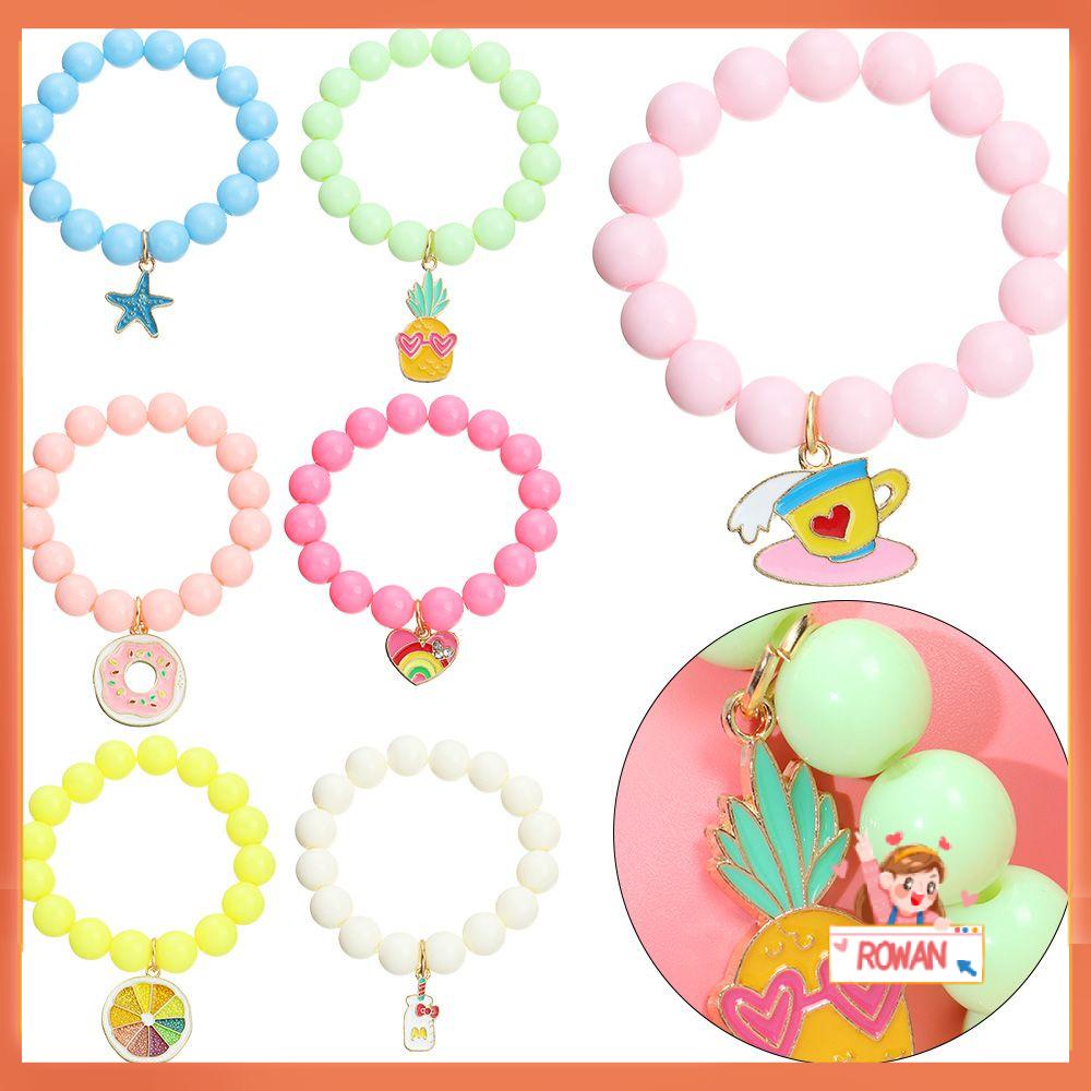 R-flower Bead Bracelet Populer Perhiasan Pesona Desain Akrilik