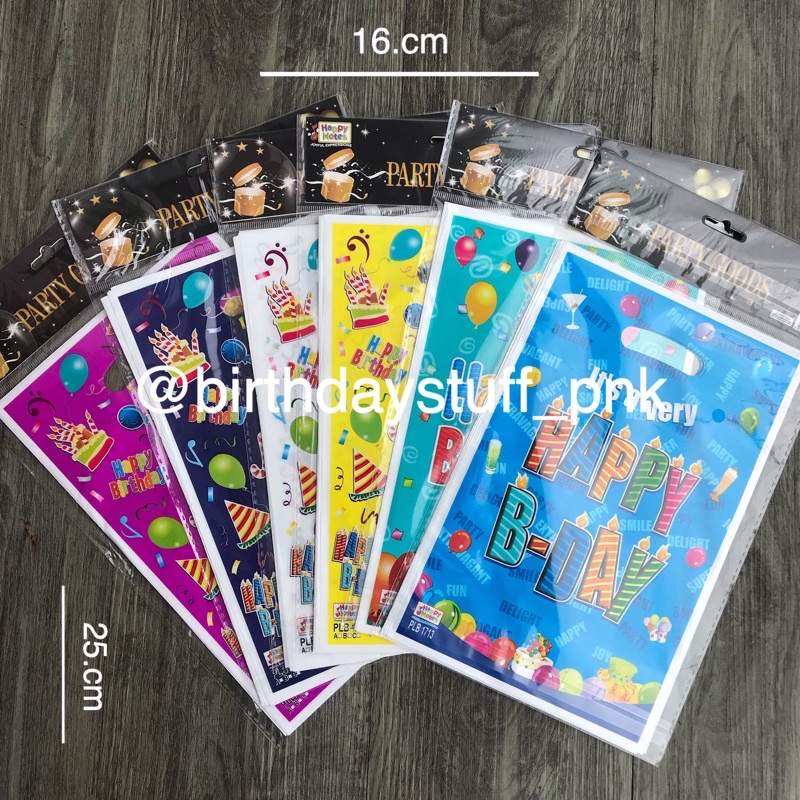 

Kantong Plastic snack Kecil / Kantong snack ulang tahun kecil