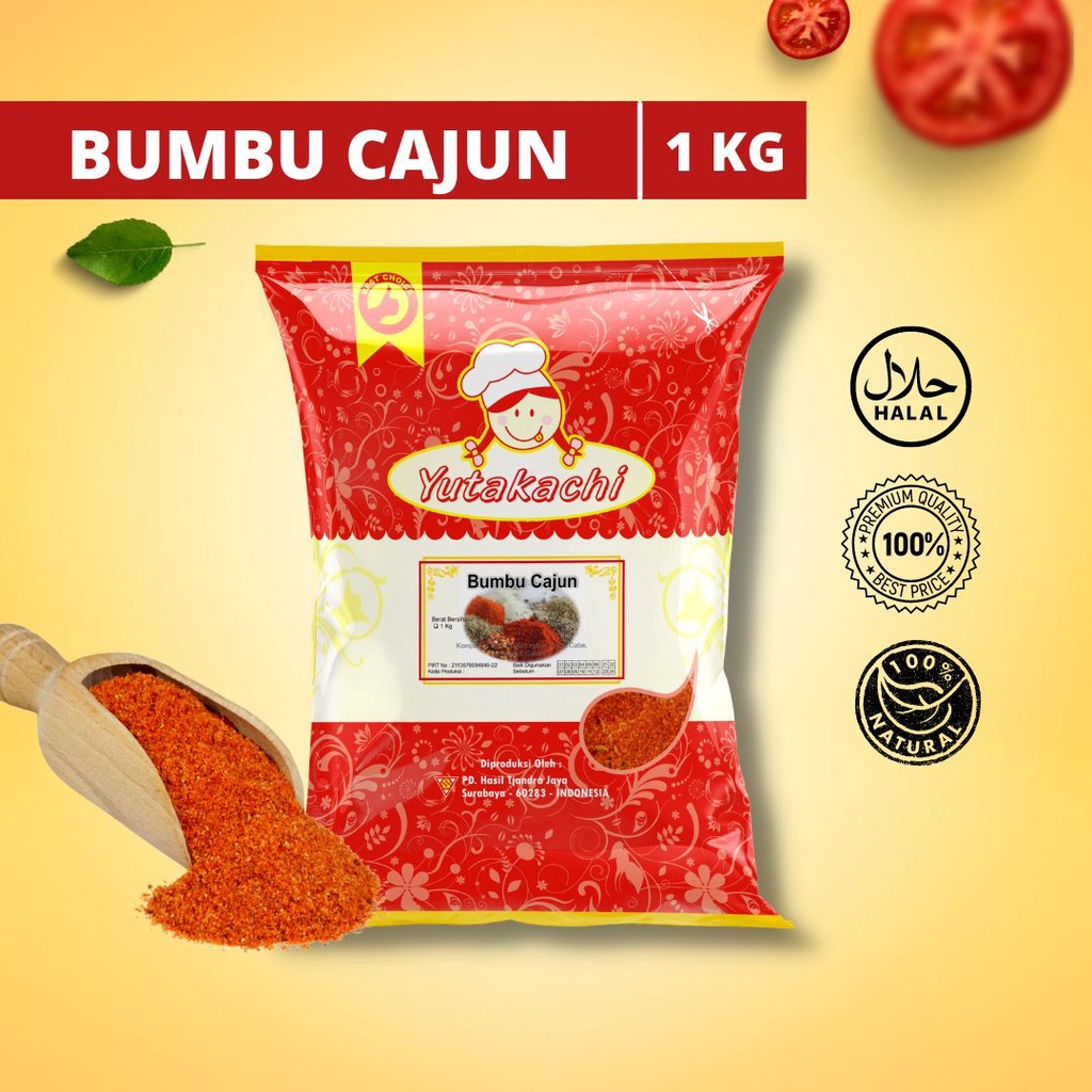 Jual Bumbu Cajun 1Kg Yutakachi / Seasoning Powder Spice Mix / Cajun