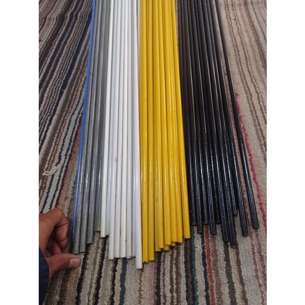 BLANK/ROOD FIBER BAHAN JORAN PANCING KAKU SOLID 120CM ATASAN DAN BAWAHAN JORAN UL FIBER PANGKAL