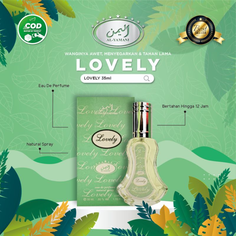 Parfum AL YAMANI Spray 35ml Aroma Lovely