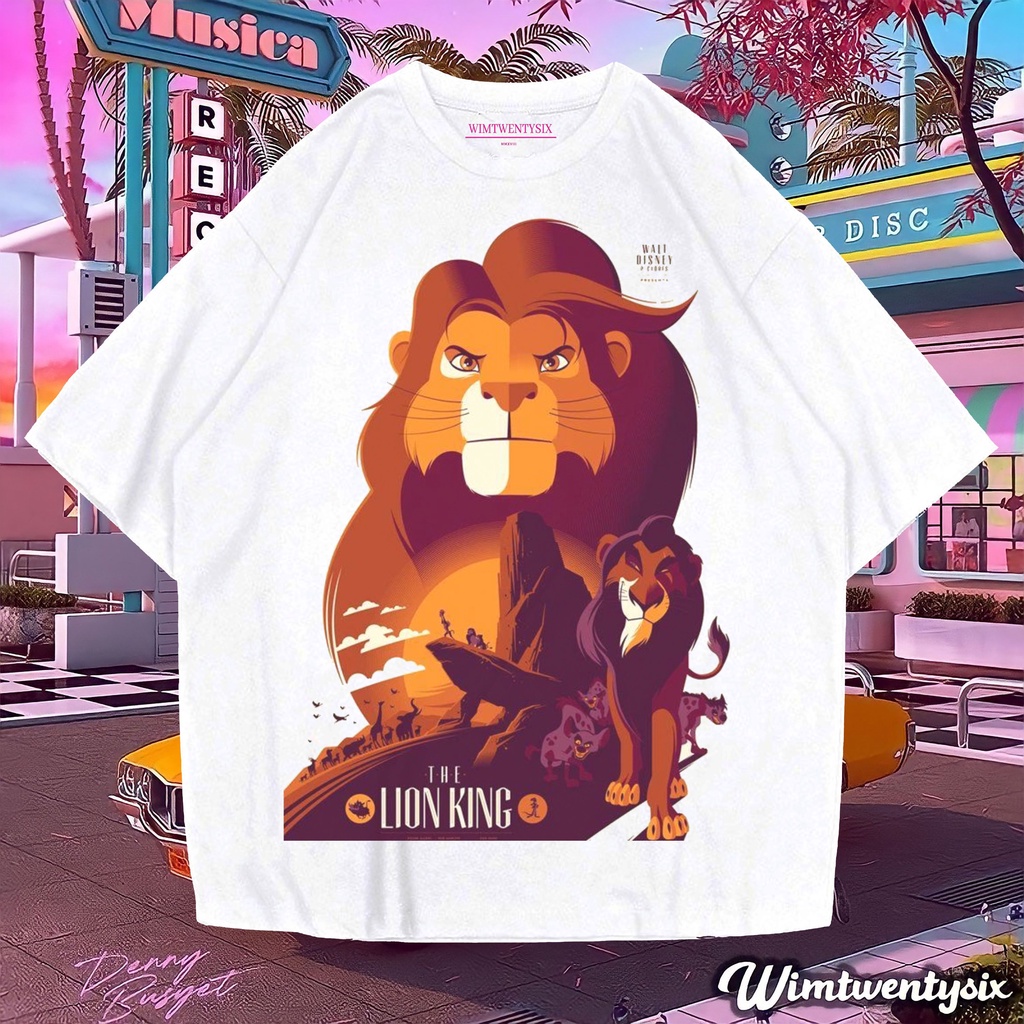 Wimtwentysix “The lion King best adventure” Oversized T-Shirt | Kaos oversize | Vintage tee