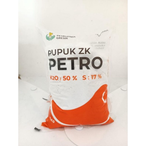(Kemasan Repack) Pupuk ZK PETRO isi 1kg Petrokimia Gresik