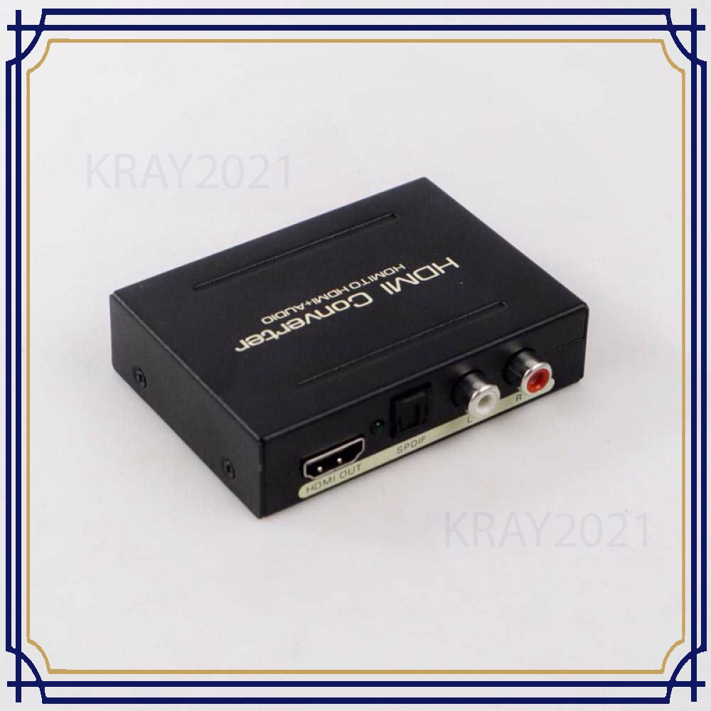 HDMI to HDMI + Optical SPDIF + RCA Audio Extractor Converter -CV345