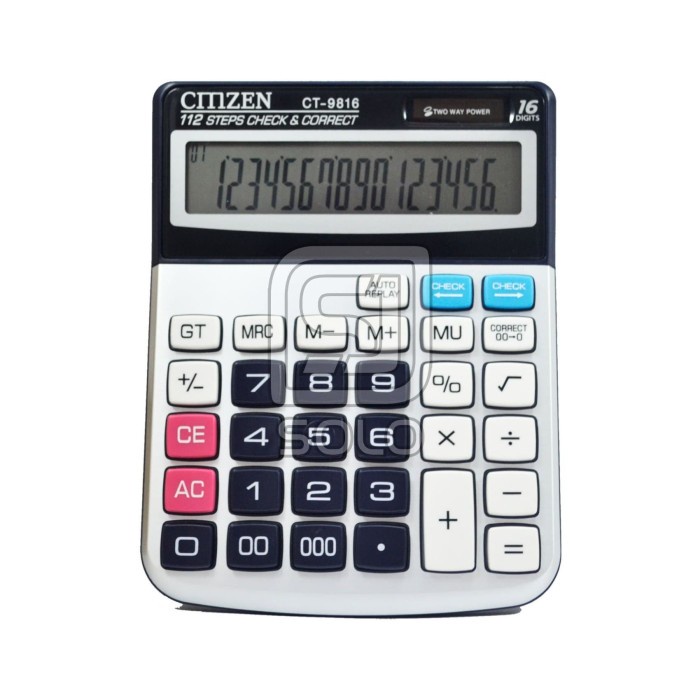 

SALE Kalkulator CMZEN CT-9816 Dekstop Calculator 16 Digit