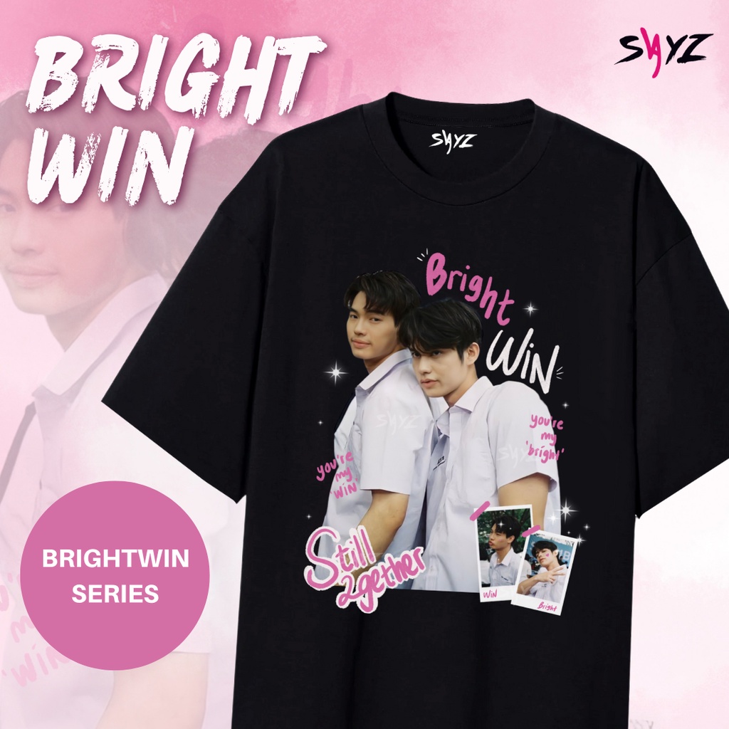 [ READY ] Kaos BrightWin - 2gether the series - thai actor - Bright vachirawit metawin - 100% Cotton