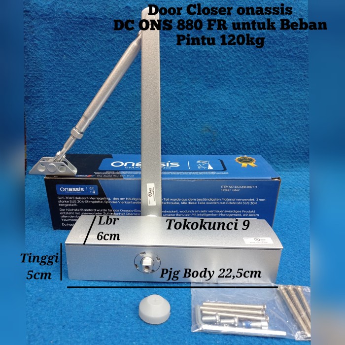 Penahan Door Closer Onassis Dc Ons 880 Fr Penutup Pintu Otomatis