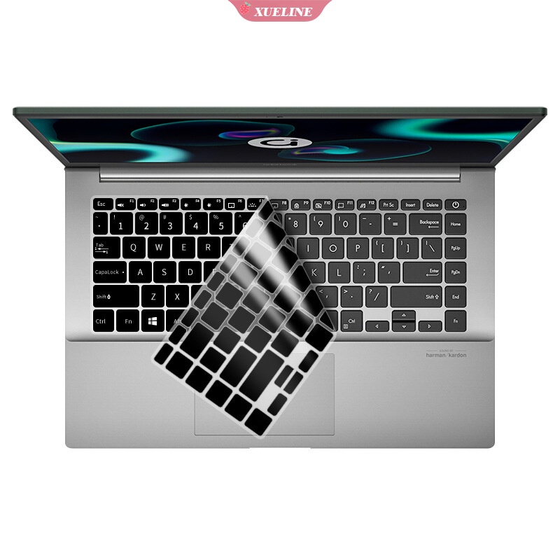 Untuk asus a bean adolbook14/14s 2020model14keyboard laptop Silikon keyboard protection film [ZXL]