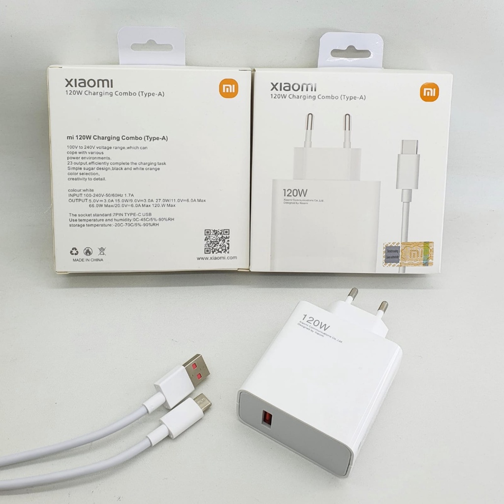 Charger Xiaomi 11T Pro 120 W TURBO Charging Original