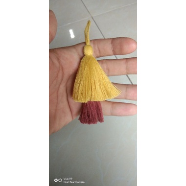 tassel/rumbai kerudung 2 susun termurah