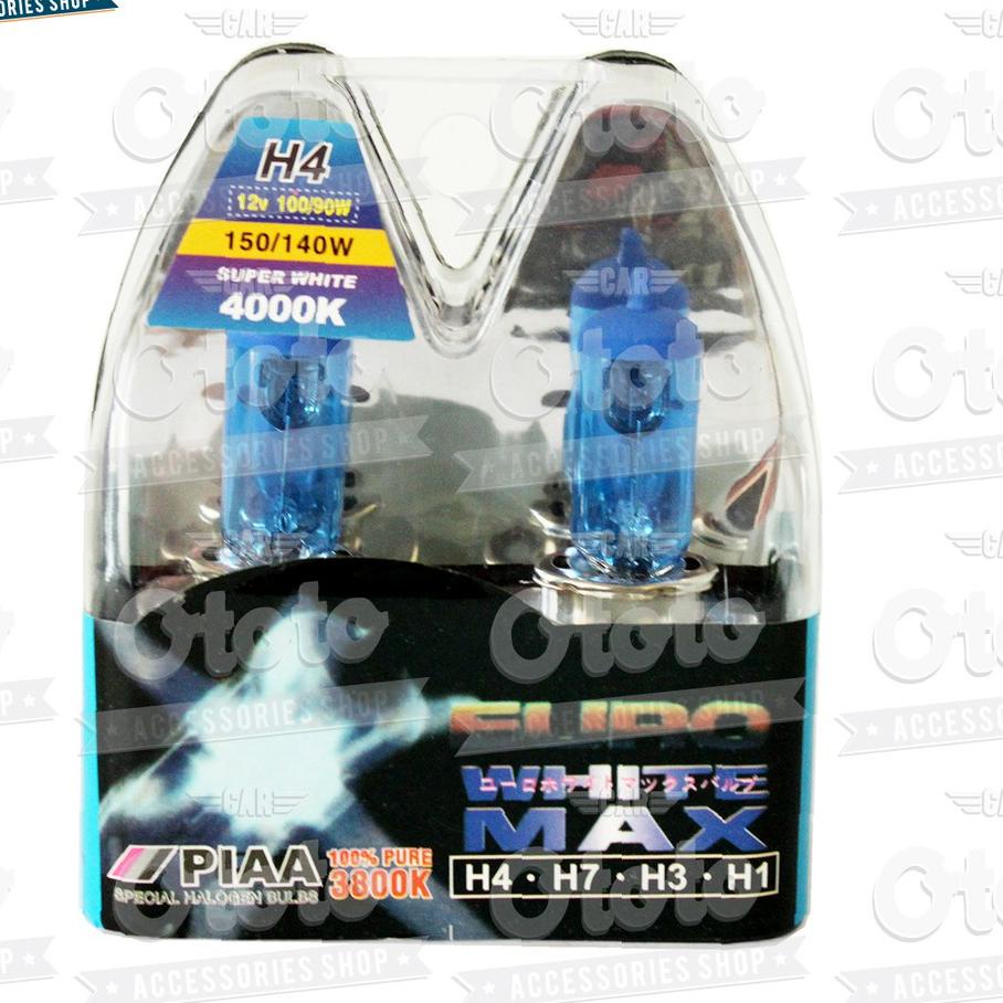 ❅ Dop H4 Xenon Blue 12v 100/90w Super White - Lampu Depan Halogen €