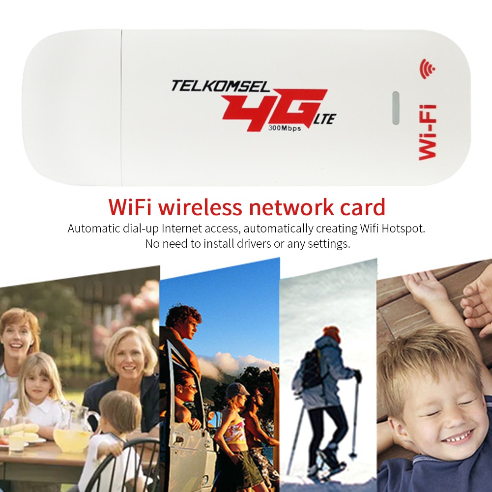 4G Portable Mobile WiFi 500Mbps USB Mobile WiFi Modem Kecepatan Tinggi untuk PC Laptop Mobile Phone