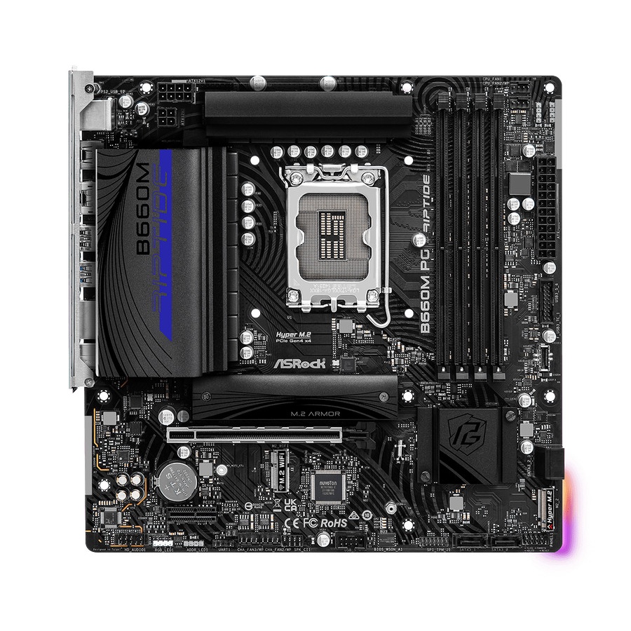 ASRock B660M PG Riptide (LGA1700, B660, DDR4, USB3.2, SATA3)