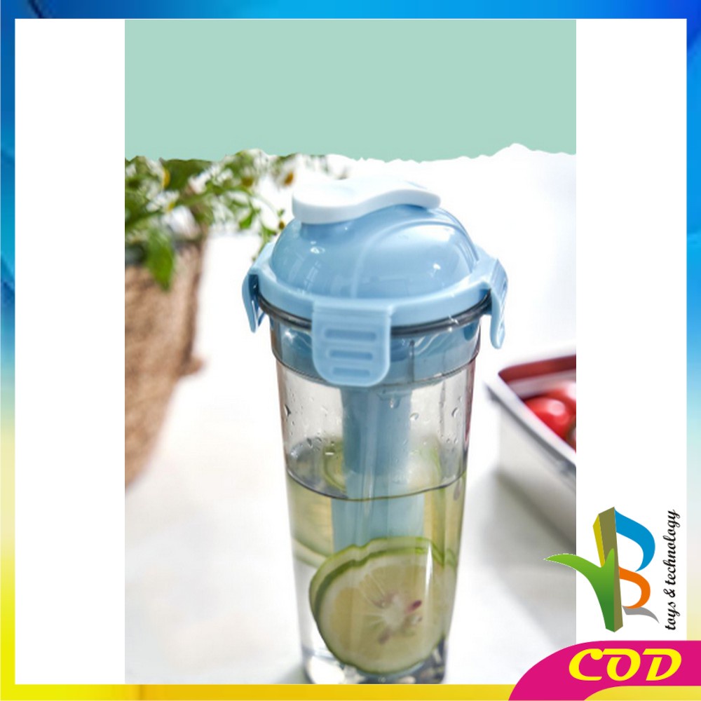 RB-C712 Botol Minum Pendingin Saringan Teh Tumbler Minum Olahraga Infused Water / Tumblr Cup Infus Botol Minum Buah Anti Tumpah