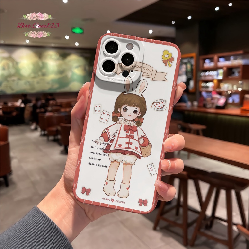 CUSTOM CASE SOFTCASE SILIKON PROCAMERA ALICE CUSTOM OPPO REALME VIVO XIAOMI SAMSUNG INFINIX IPHONE FOR ALL TYPE BC6848