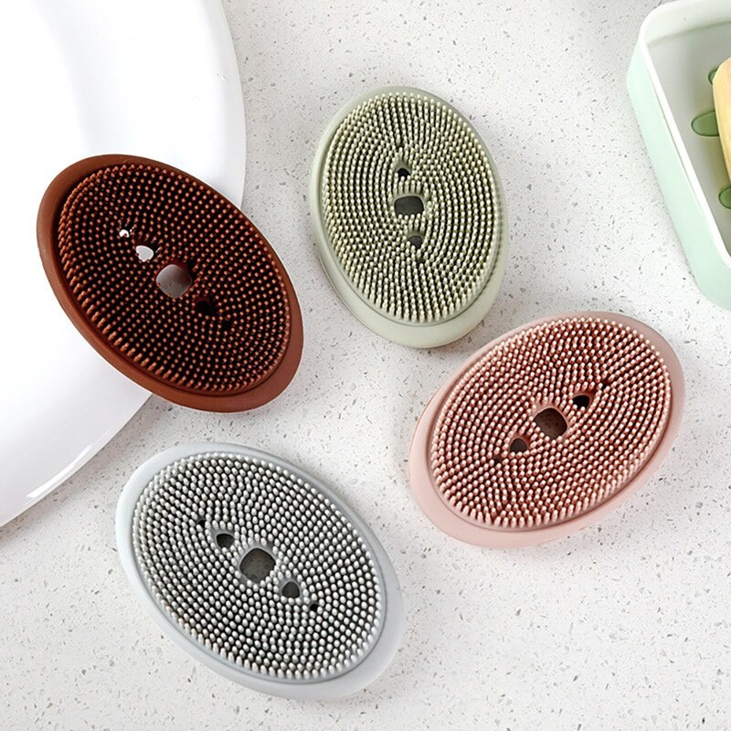 Tirisan sabun mandi bahan silicone / saringan sabun mandi
