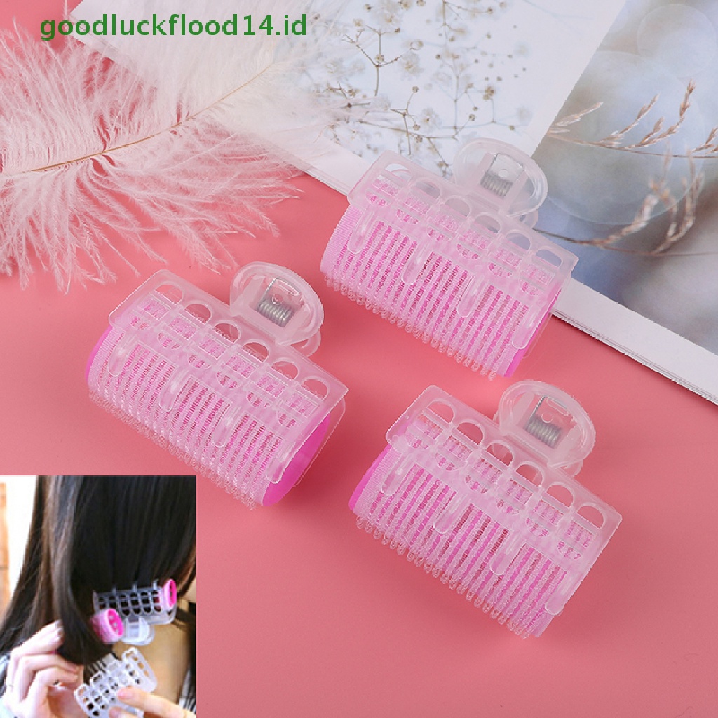 [GOOGFOUR] 3pcs Magic hair curlers rollers hairdressing Alat Pengeriting styling Rambut Tidur [TOP]