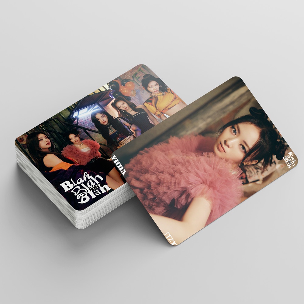 555pcs ITZY Blah Blah Album Blah Lomo Card Kpop Photocards Postcards Series In Stock New Arrival LY