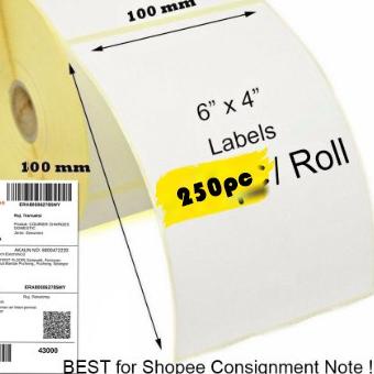 

Banyak Peminat LABEL THERMAL STIKER 100mm x100mm LABEL STICKER DIRECT THERMAL 100x100...